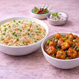 Fried Rice With Chilli Paneer