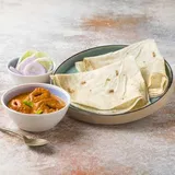 Hyderabadi chaap with Roomali Roti