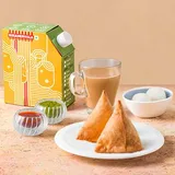 ChaiBite -  Samosa and Rasgulla Combo