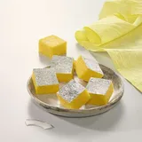Coconut Kesariya Burfi