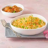 Veg Fried Rice With Veg Manchurian