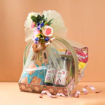 Refreshing Sips & Sweet Treats Basket