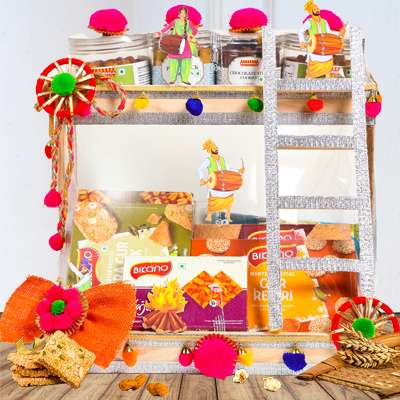 Wooden Double Story Treat Hamper