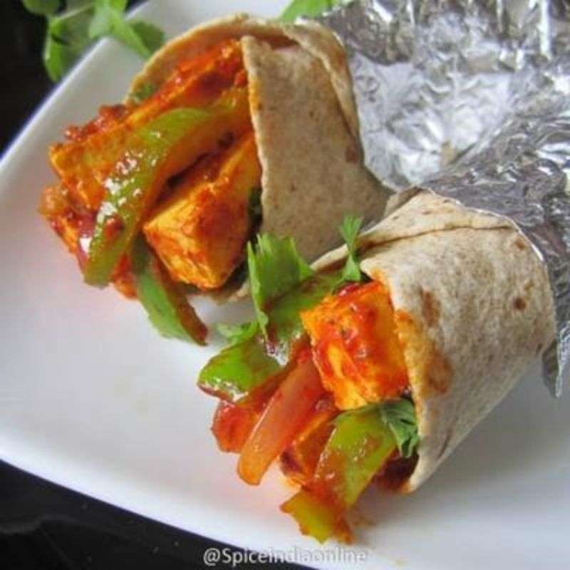 Chilli Paneer Roll