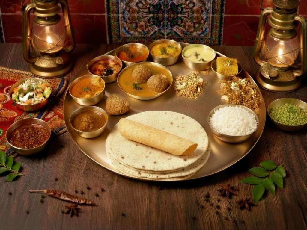 Shahi Rajasthani Thali