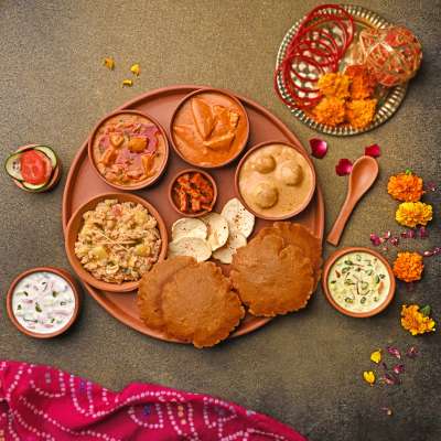 Deluxe Thali (No Onion,No Garlic)