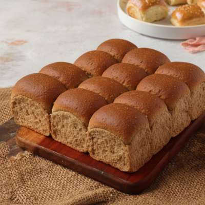 Whole Wheat Pav 6Pcs 300G