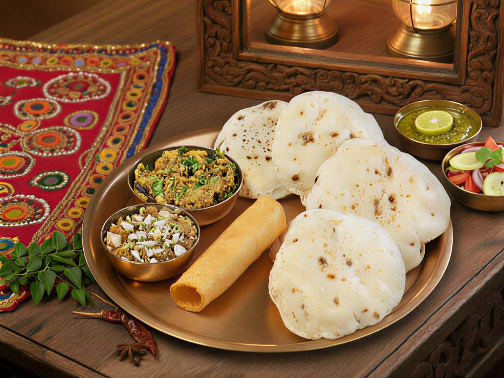 Seasonal Veg.and Dal With Multigrain Chapati