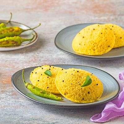 Plain Idli Dhokla (1 Piece)