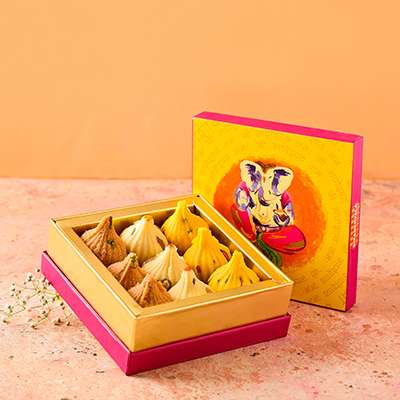 Assorted Modak Box 9 pc