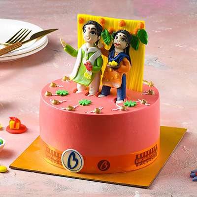 Red Velvet Rakhi Cake (500g)