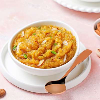 Stevia Moong Dal Halwa