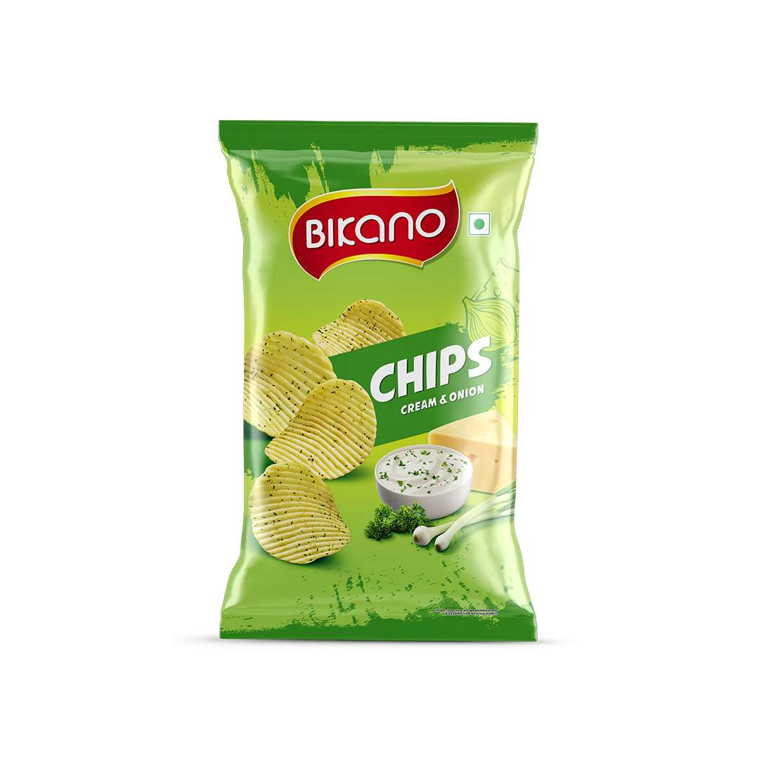 Chips cream & onion 75g