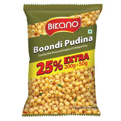 Boondi Pudina 200g Plus 50g