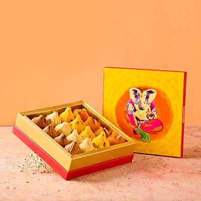 Assorted Modak Box 16 pc