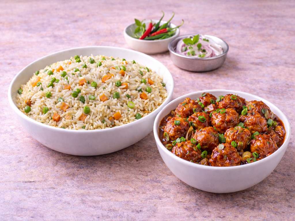 Fried Rice With Manchurian