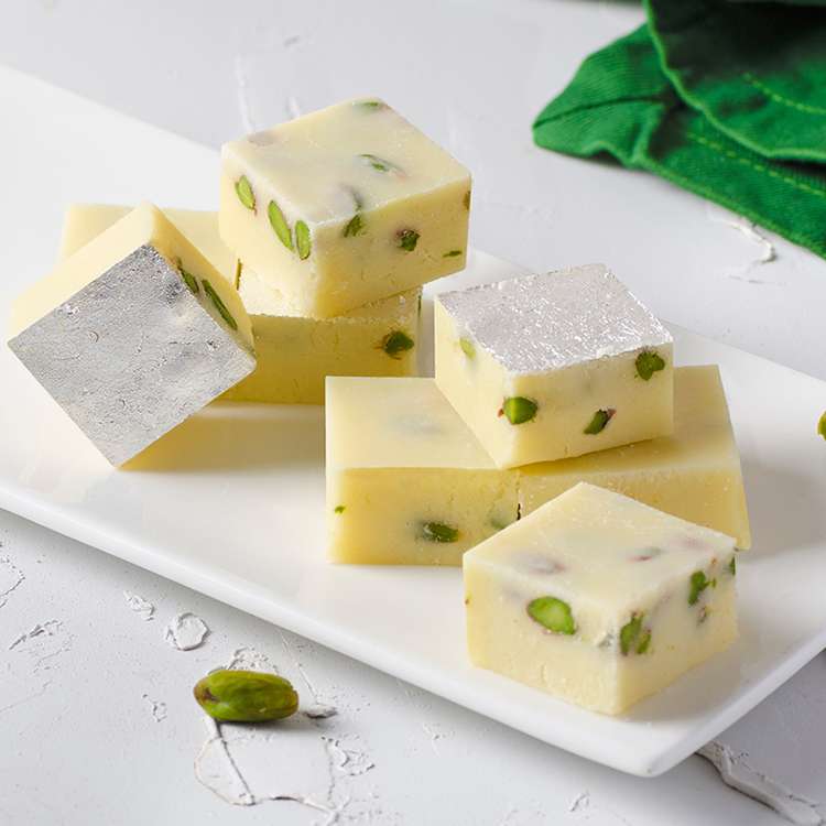 Khoya Badam Pista Burfi