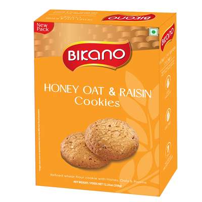 Premium Cookies Honey Oat And Raisin 350g