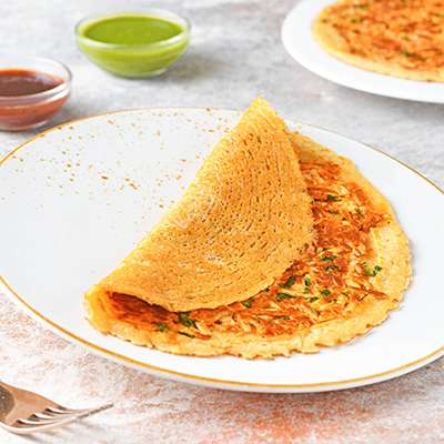 Paneer Dal Masala Chilla