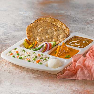 Special Thali with Tandoori Roti
