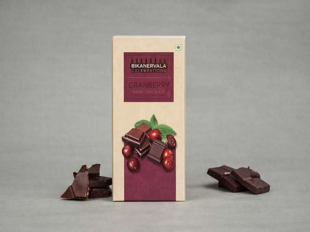 55% Cranberry Chocolate Bar 100G