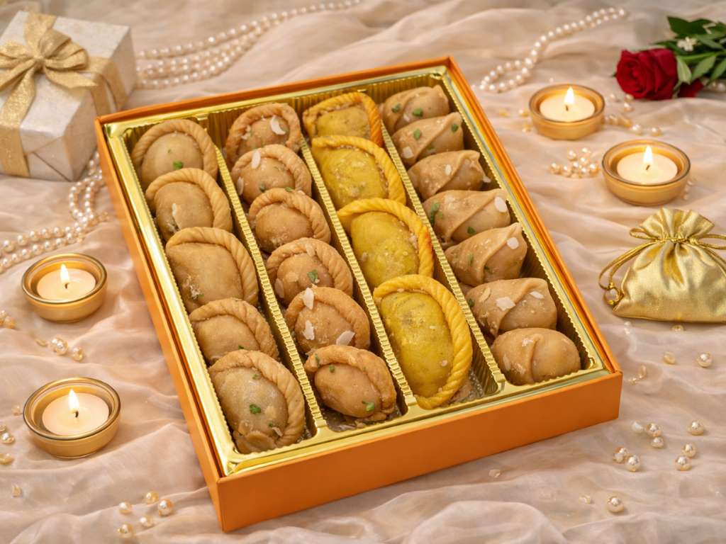 Assorted Gujiya Mix Desi Ghee