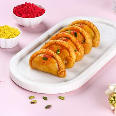 Kesar Sweet Gujiya pack - 500 G X 4 Boxes