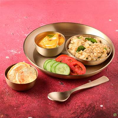 Falahari Paneer Sabji with Rice