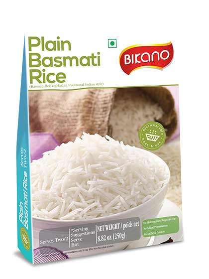 Plain Basmati Rice RTE 250g