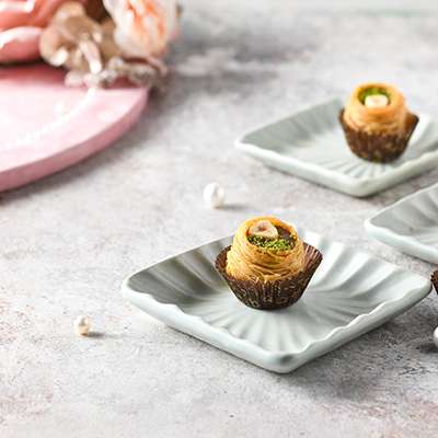 Hazelnut Nest Kunafa