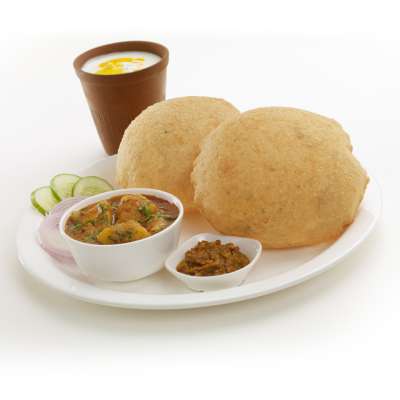Puri Subji With Lassi