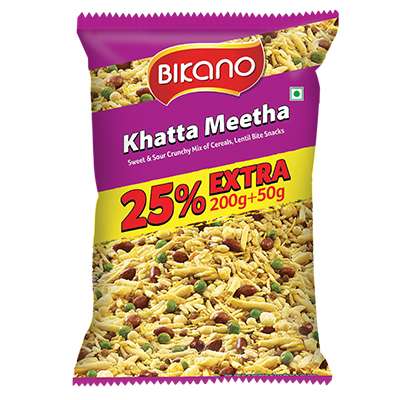 Khatta Meetha 200G+25%(Extra)
