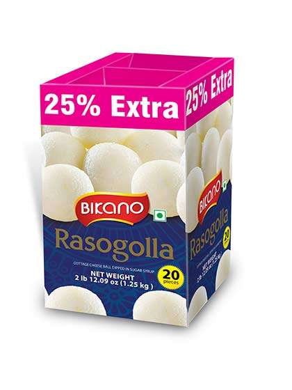 Rasgulla (20 pc) 1.25 Kg