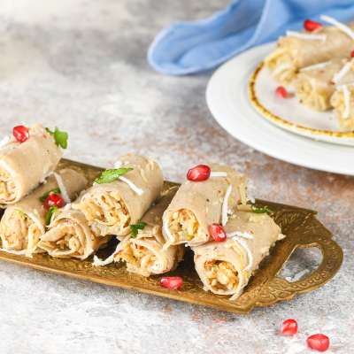 Falahari Khandvi Dhokla