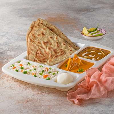Special Thali With Tawa Parantha