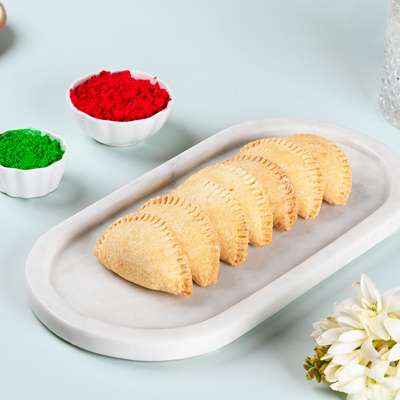 Coconut Dry Fruit Gujiya