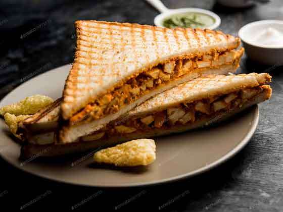 Paneer Tikka Sandwich