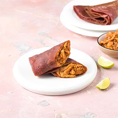 Malai Chaap Wrap