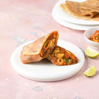Paneer Bhurji Wrap
