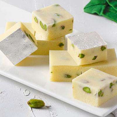 Khoya Pista Burfi