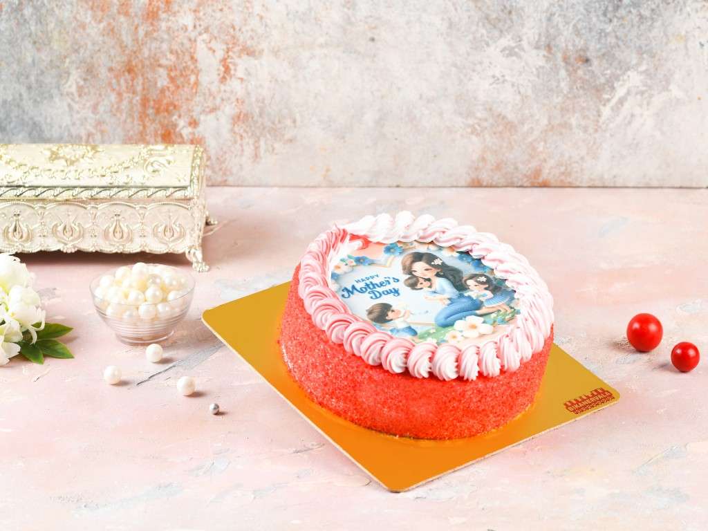Red Velvet Mother's Day Cake