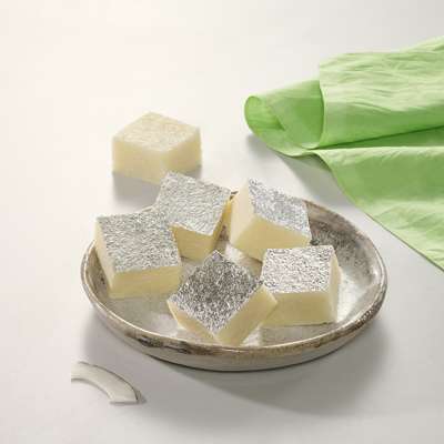 Coconut Dry Fruit Burfi