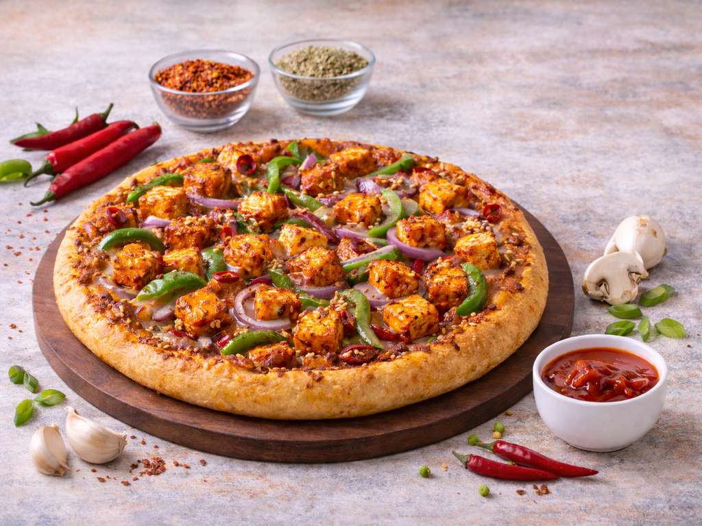 Chilly Paneer Pizza