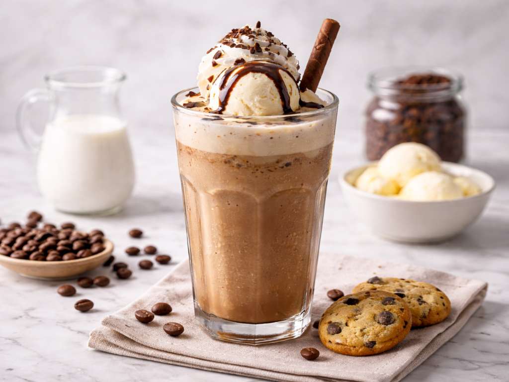 Cold Coffee With Ice Cream
