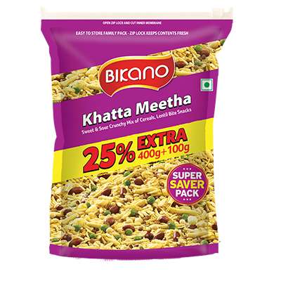 Khatta Meetha 400G+25%(Extra)