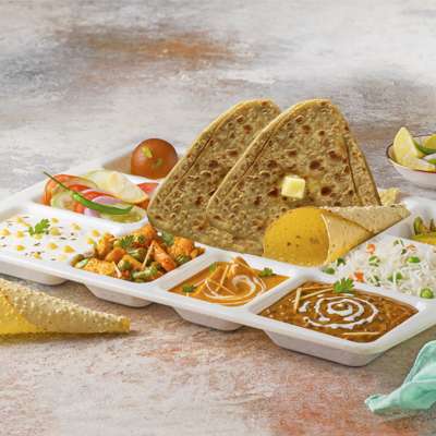 Deluxe Thali with Tawa Parantha