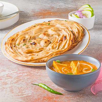 Shahi Paneer with Lachha Paratha