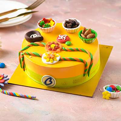 Tropical Pineapple Rakhi Cake (500g)