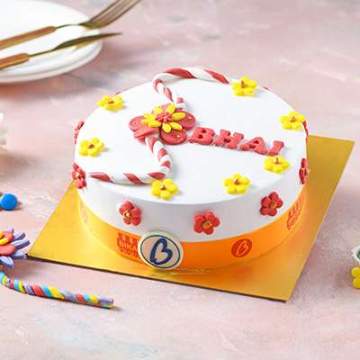 Black Forest Rakhi Cake (500g)