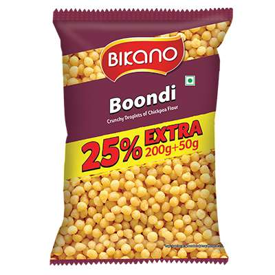 Boondi Salted 200G+25%(Extra)